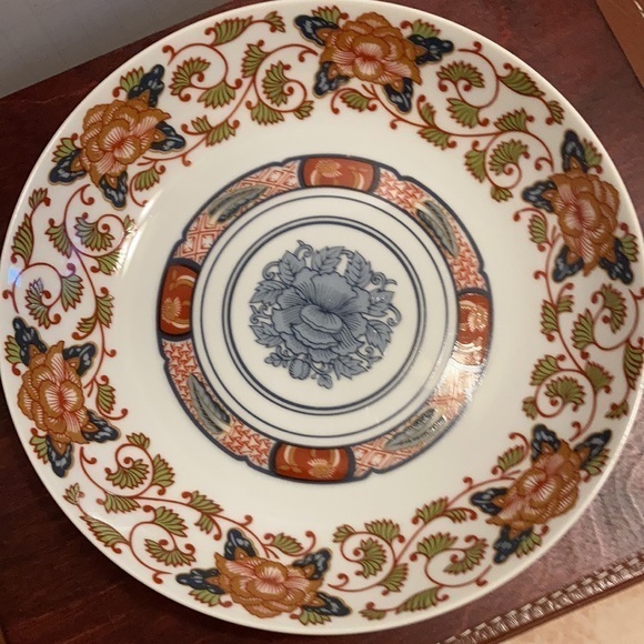 VTG “Peony” Georges Briard Japan print porcelain set 3 soup bowls - Picture 1 of 8